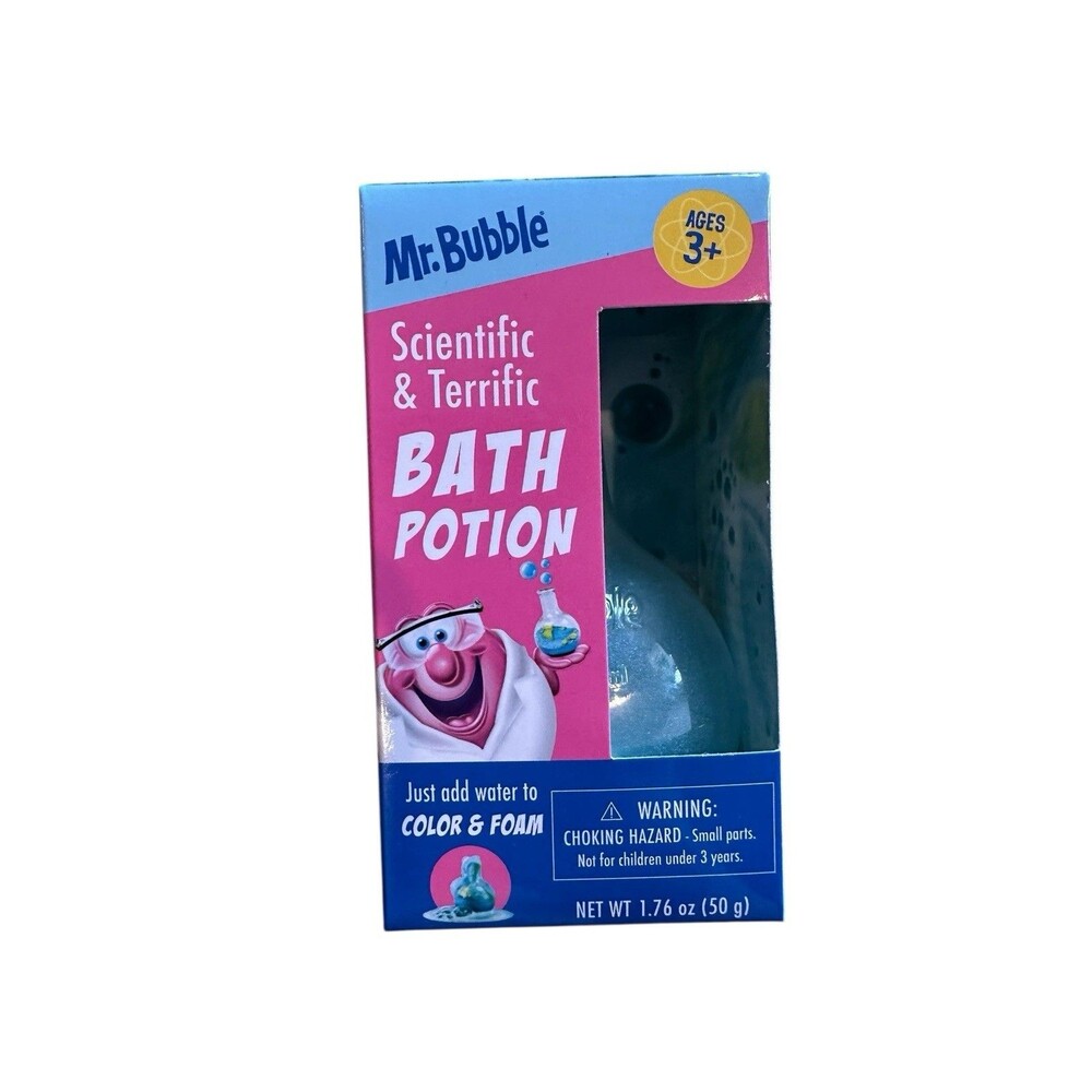 Mr. Bubble Bath Potion Erupting Foam Scientific & Terrific 1.76oz Just Add Water